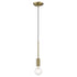 Dull Gold Mini Pendant Hanging Light